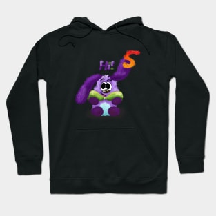 Hi-5, high five cartoon, funny and cute puppy Hoodie